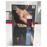 Kenneth Cole Flex Micro Boxer Briefs 4 Pack S