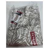 XL Linen Blend Zebra Print Pants