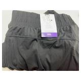 Womens Black Wide Leg Pants, Size XXL