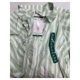 Hunter McGrady Pleated Shirt Dress 3X