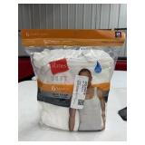 Hanes Best Tagless 2XL White Tank Tops 6-Pack