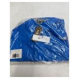 Blue Short Sleeve Work Shirts, Size 2XL