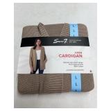 Seven7 100% Cotton Open Cardigan Size L
