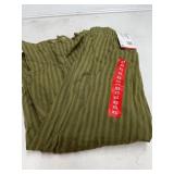 Olive Green Striped Skirt Size XS