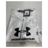 Under Armour Mens Large White Polo Shirt