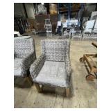 ISLAND BAY - DINING ARM CHAIRS - GRAY