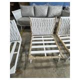 PIECES - ARIA - 2- ARMLESS LOUNGE CHAIRS / 2- CORN