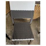 CHLOE - DINING SIDE CHAIR - ESPRESSO / WHITE