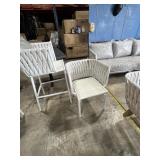 ARIA - DINING ARM CHAIRS - WHITE