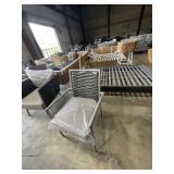 ARIA - DINING STACKABLE ARM CHAIRS - GRAY