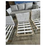 ARIA - ARMLESS LOUNGE CHAIRS - WHITE