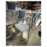 RESIN SERIES PHOENIX - STACKABLE CHAIR - GRAY