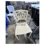 RESIN SERIES PHOENIX - STACKABLE CHAIR - TAUPE