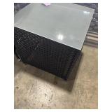 MATTERHORN - SQUARE END TABLE - ESPRESSO