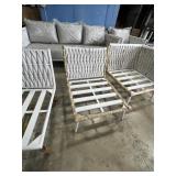 ARIA - ARMLESS LOUNGE CHAIRS - WHITE