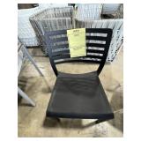 RESIN SERIES SAVANNAH - STACKABLE CHAIR - BLACK