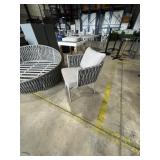 ARIA - DINING ARM CHAIRS - GRAY