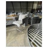 ARIA - DINING ARM CHAIRS - GRAY