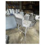 ARIA - BAR ARM CHAIRS - GRAY