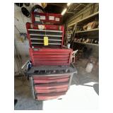 ASSORTED TOOL BOXES WITH TOOLS / PARTS - RUBBERMAI