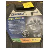 KOBALT XTREME ACCESS SOCKET SET IN CASE (MISSING S