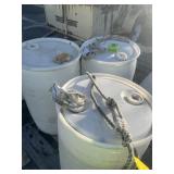 WHITE PLASTIC DRUMS