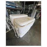 ASSORTED WHITE IGLOO COOLERS