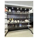ASSORTED CATERING PIECES (ON DISPLAY) - GLASSES, D