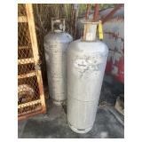 LARGE PROPANE TANKS (OUTSIDE CAGE)