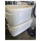 ASSORTED WHITE IGLOO COOLERS