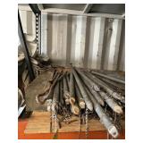LOT ASSORTED TENT CANVAS (DAMAGED / TEARS) WITH AC
