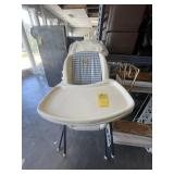 COSCO PLASTIC HIGH CHAIRS WITH PLASTIC PADDING & T