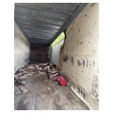 CONTAINER #2 - MISSING 1 REAR DOOR / MISSING SOME