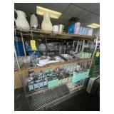 ASSORTED PIECES - FLATWARE, SERVING UTENSILS, COFF