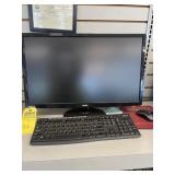 COMPUTER WITH 3 ACER MONITORS, 3 KEYBOARDS, 3 MOUS