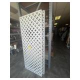 WHITE WOOD LATTICE BACKGROUNDS