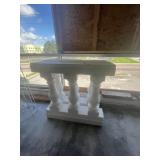 WHITE PLASTIC RAILINGS / STANDS