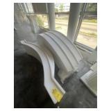 WHITE PLASTIC ARCH TOPS (FOR COLUMNS)