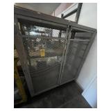 GRAY METAL ROLLING CAGE