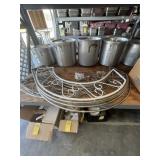 ASSORTED METAL ARCH PIECES - 5- STAND SIDES / 8- 1
