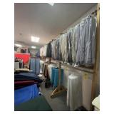 WOOD SHELVING - APPROXIMATELY 8