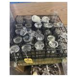 ASSORTED GLASSWARE, STEMWARE, CHINA CUPS, ETC (CON