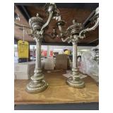 LARGE ORNATE CANDLE HOLDERS