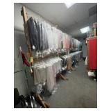 WOOD SHELVING - APPROXIMATELY 8