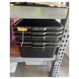 ASSORTED PLASTIC BUS PANS