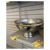 BOWL WITH ORNATE GOLD ACCENTS