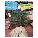 ASSORTED EMPTY COMPARTMENT GLASS RACKS (ALL IN ROO