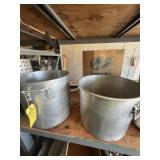 ASSORTED STOCK POTS (NO LIDS)