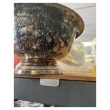 BRONZE & MARBLE COLOR DECORATIVE BOWL