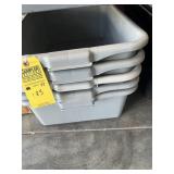 ASSORTED PLASTIC BUS PANS